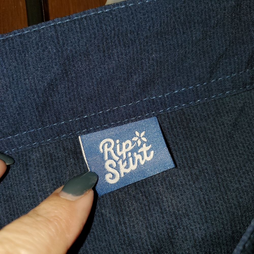 RipSkirt Hawaii Wrap Blue Skirt Sz XL EUC - Picture 2 of 4